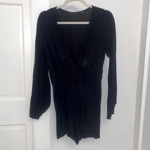 potter's pot black romper. Size M